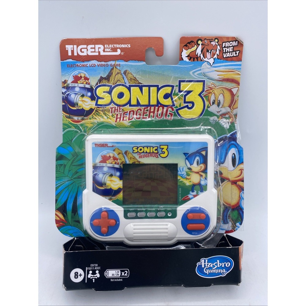 Hasbro Tiger Electronics Sonic the Hedgehog 3 Electronic LCD Video Game Open Box
